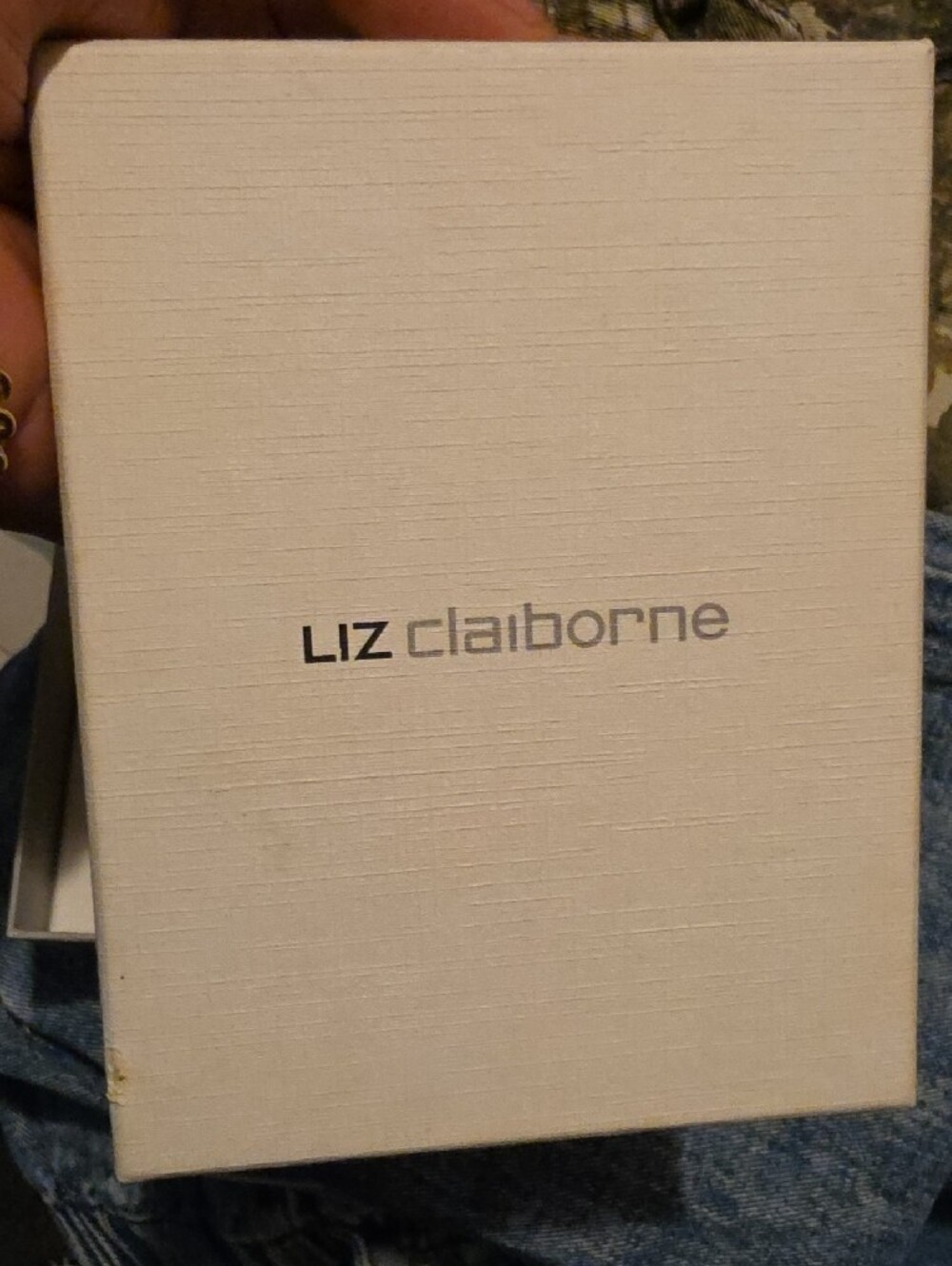 Liz Claiborne Red and Pink Crystal Handbag Hook - Picture 9 of 9